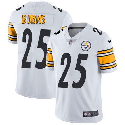 Men Pittsburgh Steelers #25 Artie Burns Nike White Vapor Limited NFL Jersey->pittsburgh steelers->NFL Jersey